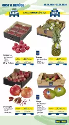 Gazetka promocyjna Metro - Wochen-Angebote - Gazetka - ważna od 27.09 do 27.09.2025 - strona 7 - produkty: ananas, angebot, Becher, beere, beeren, eis, filet, fisch, fische, Fischer, garnelen, grana, Granatäpfel, himbeer, himbeere, himbeeren, lachs, lachsfilet, lack, mango, Metro, Nordsee, obst, Rana, reis, salat, Schal, Schale, Schere, Ti, tiefpreis