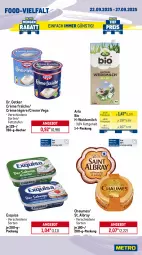 Gazetka promocyjna Metro - Wochen-Angebote - Gazetka - ważna od 27.09 do 27.09.2025 - strona 9 - produkty: albray, angebot, arla, Becher, beutel, bio, braun, champignon, champignons, chaumes, creme, crème fraîche, Dr. Oetker, eis, exquisa, Gemüsezwiebel, kartoffel, kartoffeln, Kürbis, mac, mehl, milch, obst, speisekartoffeln, St. Albray, Ti, weidemilch, zwiebel, zwiebeln