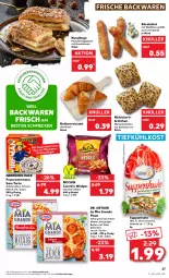 Gazetka promocyjna Kaufland - Gazetka - ważna od 12.10 do 12.10.2022 - strona 27 - produkty: angebot, angebote, backwaren, beutel, brötchen, butter, Croissant, Dr. Oetker, ehrmann, eis, frische backwaren, geback, Käse, Kürbis, Kürbiskernbrötchen, kürbiskerne, mccain, nuss, Ofen, pizza, Plunder, rwe, sahne, schoko, spinat, suppe, suppen, Suppenhuhn, Ti, tiefkühlkost, torte, wedges, weizenbrötchen