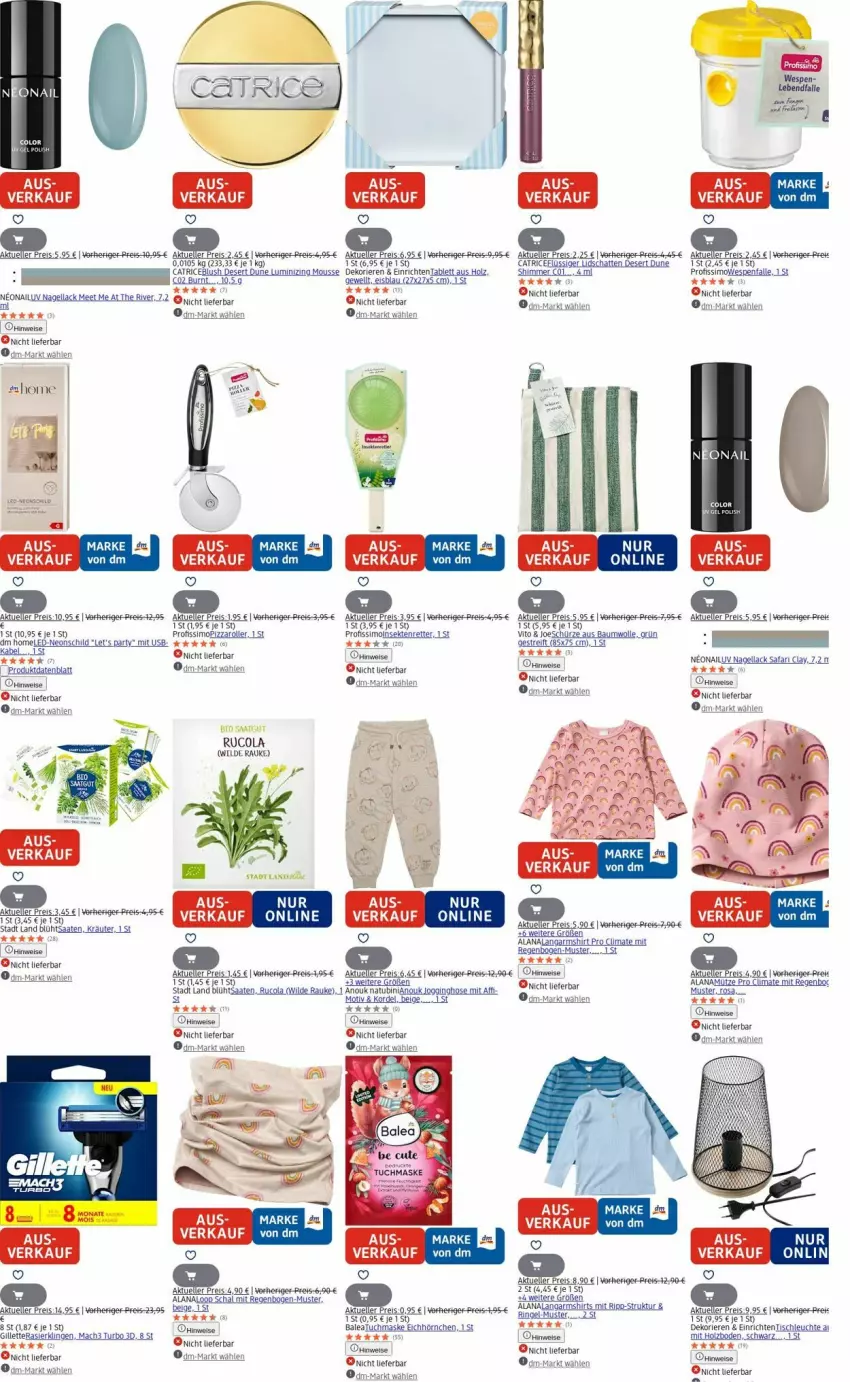 Aktueller Prospekt Dm Drogerie - Prospekte - von 04.08 bis 13.08.2025 - strona 11 - produkty: auer, cola, eis, elle, Holz, hörnchen, kräuter, lack, Leuchte, mac, mach3, Maske, mousse, Nagellack, pizza, Profissimo, Rasierklinge, rasierklingen, reis, Roller, rucola, Schal, sim, tablet, tablett, tee, Ti, tisch, tischleuchte, tuc, tuchmaske, uhr, usb, Wild