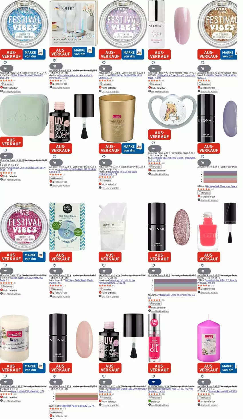 Aktueller Prospekt Dm Drogerie - Prospekte - von 04.08 bis 13.08.2025 - strona 6 - produkty: bree, disney, Duftkerze, edelstahl, eis, elle, Heu, kakao, kerze, kraft, lack, mint, Nagellack, nuk, Profissimo, Reinigung, reis, ring, sim, spülmittel, tee, Ti, topper, Vase, Yo