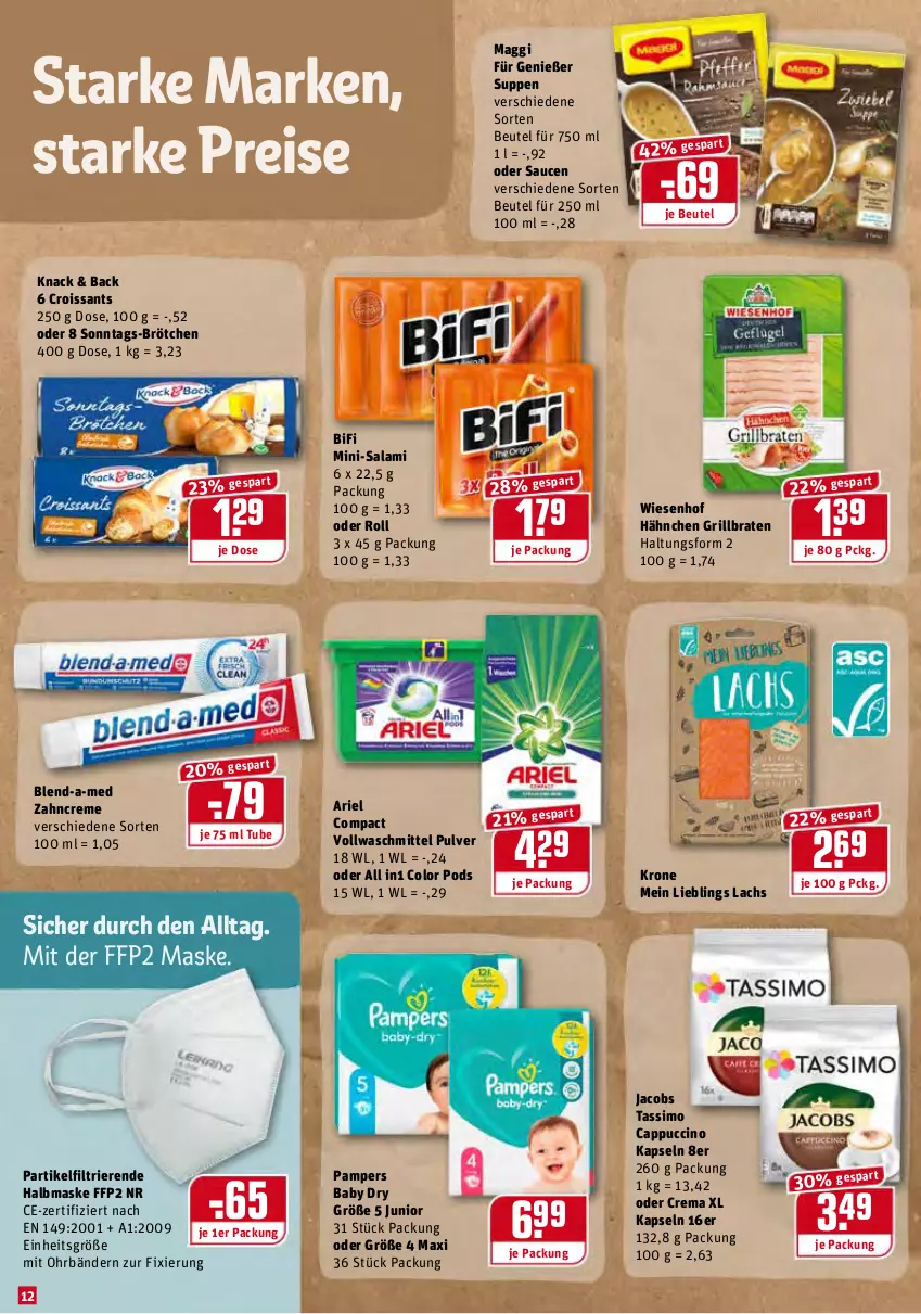 Aktueller Prospekt Rewe - Diese Woche im Angebot! - von 25.10 bis 30.10.2021 - strona 12