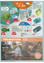 Gazetka promocyjna Vmarkt - Prospekte - Gazetka - ważna od 16.07 do 16.07.2025 - strona 14 - produkty: angebot, angebote, apfel, Bad, ball, Bau, body, fisch, fische, leine, LG, mandarine, melone, mint, rasen, Ria, schirme, Schütze, Tasche, Ti, tisch, tragetasche, uv-schutz, wasser, wassermelone, Windschutz