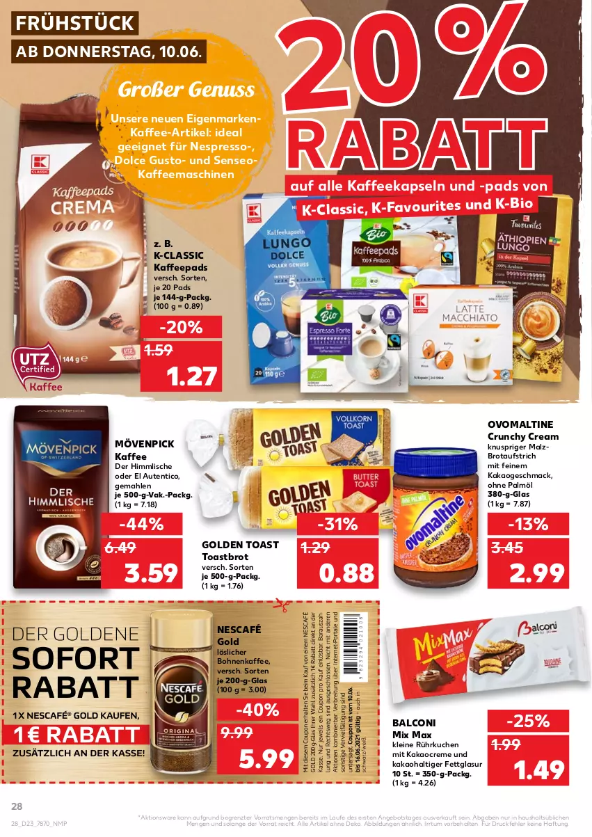 Aktueller Prospekt Kaufland - von 10.06 bis 16.06.2021 - strona 28