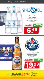 Gazetka promocyjna Getraenkeland - Gazetka - ważna od 24.10 do 24.10.2026 - strona 7 - produkty: Alwa, bestpreis, bestpreise, bier, eis, Elan, getränk, getränke, gin, mineralwasser, reis, Spreequell, Ti, wasser, weissbier