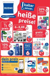 Gazetka promocyjna Budni - Prospekte - Gazetka - ważna od 07.01 do 07.01.2023 - strona 1 - produkty: angebot, angebote, Brufen, duschgel, hafer, olive, palmolive, somat, tee, Ti, Tiere, tücher, windeln