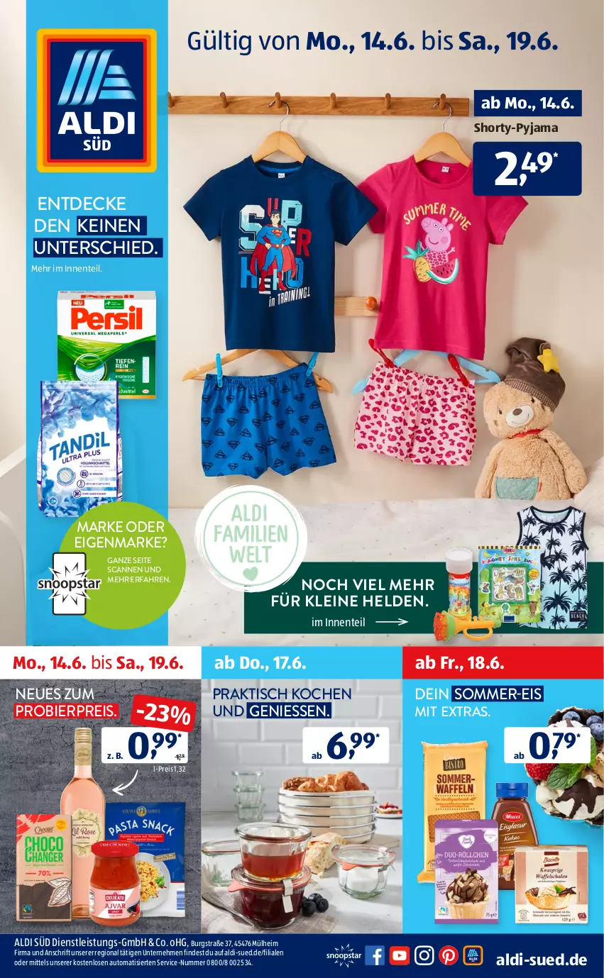 Aktueller Prospekt AldiSud - ALDI Aktuell - von 14.06 bis 16.06.2021 - strona 1