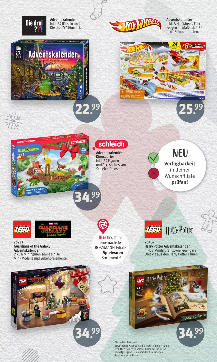 Aktueller Prospekt Rossmann - Prospekte - von 19.09 bis 15.10.2022 - strona 8 - produkty: ACC, accessoires, Adventskalender, angebot, angebote, dell, elle, ente, Hot Wheels, Mode, rel, Schleich, spielwaren, Ti