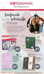 Gazetka promocyjna Rossmann - Prospekte - Gazetka - ważna od 15.10 do 15.10.2022 - strona 1 - produkty: Adventskalender, angebot, angebote, bio, decke, ente, erde, Finish, gin, Kugel, lack, Lacke, LG, mac, Make-up, Nagellack, rwe, schoko, Ti, wedel