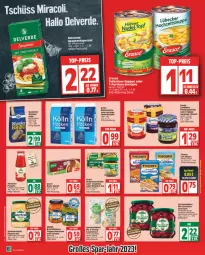 Gazetka promocyjna Edeka - Angebote der Woche - Gazetka - ważna od 04.03 do 04.03.2023 - strona 14 - produkty: auer, aufstrich, Bau, beutel, bio, Blüte, bohne, bohnen, brot, Brühe, elle, erbsen, erde, flasche, frucht, fruchtaufstrich, früchte, Germ, gin, hafer, haferflocken, knorr, kölln, Kraut, landliebe, morellen, natur, natura, rel, sauce, Sauerkraut, Soße, spaghetti, spreewaldhof, thomy, thomy les sauces, Ti, tomate, tomaten, zentis, zucker