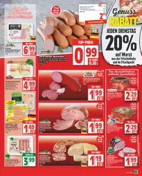 Gazetka promocyjna Edeka - Angebote der Woche - Gazetka - ważna od 04.03 do 04.03.2023 - strona 7 - produkty: auer, Bau, Bauer, bio, braten, bratwurst, ente, gin, honig, HP, lachs, Lachsbraten, mac, Mantel, Mett, minutenschnitzel, natur, nuss, pfanne, Rotwurst, saft, schnitzel, Ti, wiener, wiener würstchen, wiesenhof, wurst, würstchen