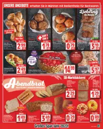 Gazetka promocyjna Edeka - Angebote der Woche - Gazetka - ważna od 04.03 do 04.03.2023 - strona 9 - produkty: angebot, angebote, angebotspreis, auer, backwaren, beere, beeren, brot, brötchen, butter, cheddar, deutschlandcard, dinkelbrötchen, Donut, eis, erdbeere, erdbeeren, erde, frucht, geback, gouda, hafer, Hefe, hinterschinken, korn, Kranz, LG, mac, mandel, mehl, möhren, natur, nuss, obst, pizza, Plunder, reis, rel, roggenbrötchen, rwe, saft, salami, schinken, Soße, Spezi, tee, Ti, tisch, tomate, tomaten, top-preis, torte, Tüte, weizenbrötchen, ZTE