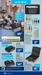 Gazetka promocyjna AldiSud - NÄCHSTE WOCHE - Gazetka - ważna od 08.07 do 08.07.2023 - strona 20 - produkty: akku, Akku-Winkelschleifer, aldi, Bohrer-Set, bürste, bürsten, dell, eis, Elektro, elle, erde, ferrex, Garten, Holz, koffer, kraft, ladegerät, LG, Meister, messer, Mode, ohne akku und ladegerät, Spezi, Sport, Ti, tisch, werkzeug, Winkelschleifer