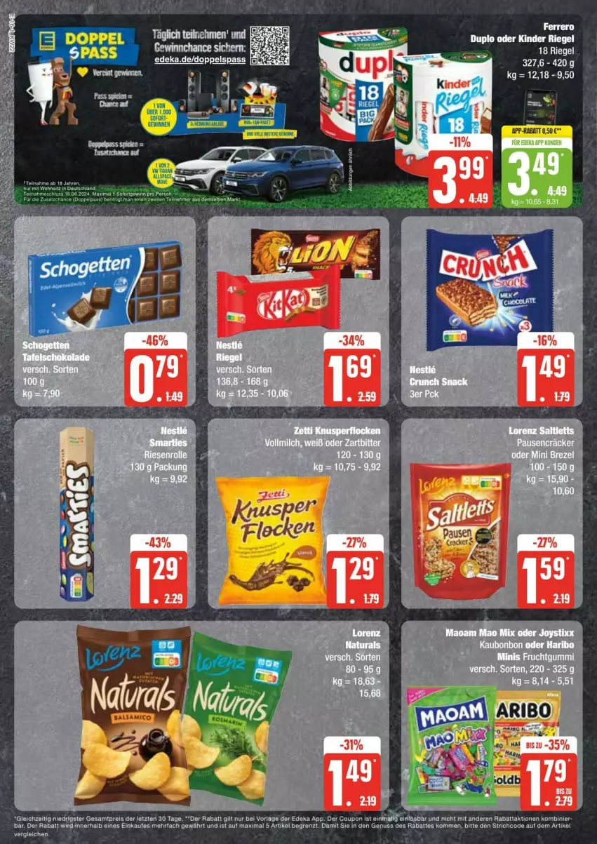 Aktueller Prospekt Edeka - Prospekte - von 25.05 bis 01.06.2024 - strona 16 - produkty: coupon, deka, eis, ferrero, nuss, reis, Ti, ZTE