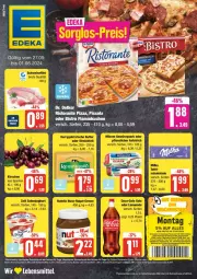 Gazetka promocyjna Edeka - Prospekte - Gazetka - ważna od 01.06 do 01.06.2024 - strona 1 - produkty: butter, coca-cola, cola, eis, flammkuchen, irische butter, kerrygold, kuchen, lamm, nuss, nutella, pizza, reis, ristorante, ristorante pizza, Ti, ZTE