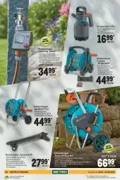 Gazetka promocyjna Metro - Garten und Terrasse - Gazetka - ważna od 01.06 do 01.06.2022 - strona 20 - produkty: aqua, eis, elle, gardena, Garten, rasen, reis, schlauch, schlauchwagen, senf, teller, Ti, trommel, Viereckregner, wandhalterung