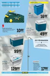 Gazetka promocyjna Metro - Garten und Terrasse - Gazetka - ważna od 01.06 do 01.06.2022 - strona 26 - produkty: adapter, auer, auto, brut, decke, dusche, elle, flasche, Garten, Gartendusche, gartenschlauch, kleid, Kleidung, kühlbox, nuss, rasen, schirmständer, schlauch, Sport, steckdose, Ti, Tiere, trolley, uhr, wasser