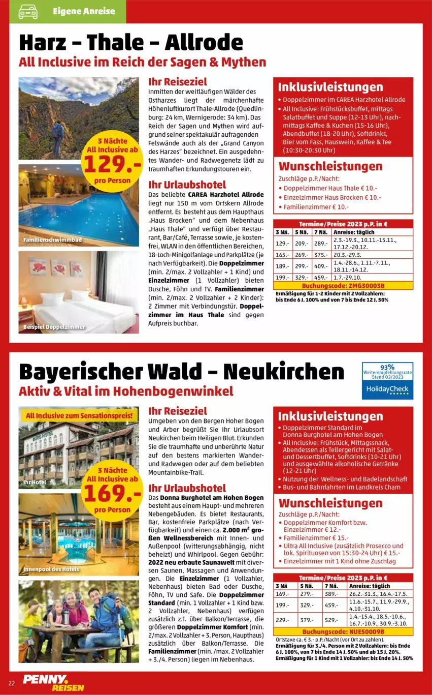 Aktueller Prospekt Penny - Prospekte - von 01.03 bis 31.03.2023 - strona 22 - produkty: axe, Bad, Bau, Brock, buch, dusche, eis, Kinder, Liege, Mountainbike, natur, pool, reis, wellnessbereich, Whirlpool, Yo