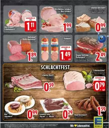 Gazetka promocyjna Edeka - Prospekte - Gazetka - ważna od 29.03 do 29.03.2025 - strona 17 - produkty: bio, eis, kirsch, lebensmittel, leberkäs, peperoni, Peroni, schinken, schnitten, senf, Speck, Ti, wasser