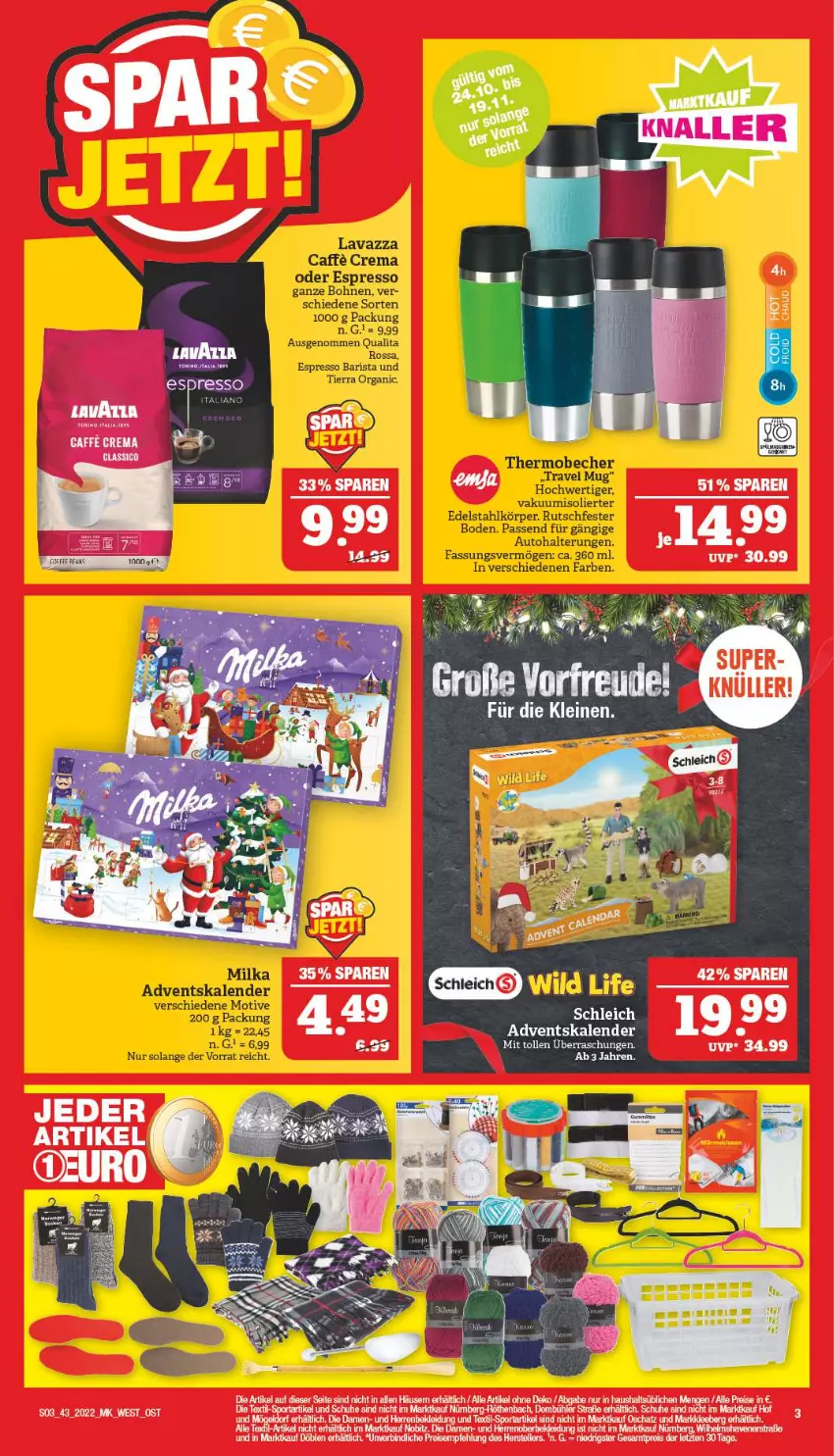 Aktueller Prospekt Marktkauf - Prospekt - von 23.10 bis 29.10.2022 - strona 3 - produkty: Adventskalender, eis, elle, kleid, Kleidung, leine, reis, schuhe, teller, Ti, ZTE