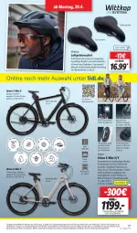 Gazetka promocyjna Lidl - Aktionsprospekt - Gazetka - ważna od 04.05 do 04.05.2024 - strona 21 - produkty: akku, angebot, coupon, crivit, E-Bike, eier, eis, ente, kraft, Persona, reis, sattel, tender, Ti, ZTE