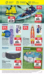 Gazetka promocyjna Lidl - Aktionsprospekt - Gazetka - ważna od 04.05 do 04.05.2024 - strona 45 - produkty: aqua, auer, Bau, bestway, Brei, crivit, dell, eimer, eis, erde, Kajak, korb, Mode, pool, reis, ring, rucksack, sac, salz, Sport, steel pro, tee, Ti, wasser, Weste, Whirlpool, Yo