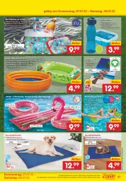 Gazetka promocyjna Netto Marken-Discount - Filial-Angebote - Gazetka - ważna od 09.07 do 09.07.2022 - strona 37 - produkty: angebot, aust, Bau, baumwolle, bio, decke, Deckel, flasche, hängematte, Kinder, kraft, kühlbox, luftmatratze, lunchbox, matratze, pool, reifen, ring, spülmaschinen, Stier, strandlaken, Ti, trinkflasche, wasser, Wasserhängematte, wolle, ZTE