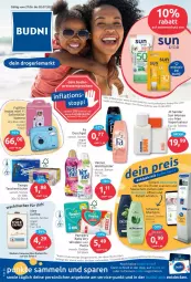 Gazetka promocyjna Budni - Prospekte - Gazetka - ważna od 02.07 do 02.07.2022 - strona 1 - produkty: angebot, angebote, decke, duschgel, eau de toilette, eis, elle, jil sander, kaffee, kamera, kräuter, mac, nuss, pampers, Pants, reis, rel, schauma, Tasche, taschen, taschentücher, teller, Tempo, Ti, tücher, vernel, weichspüler, windeln