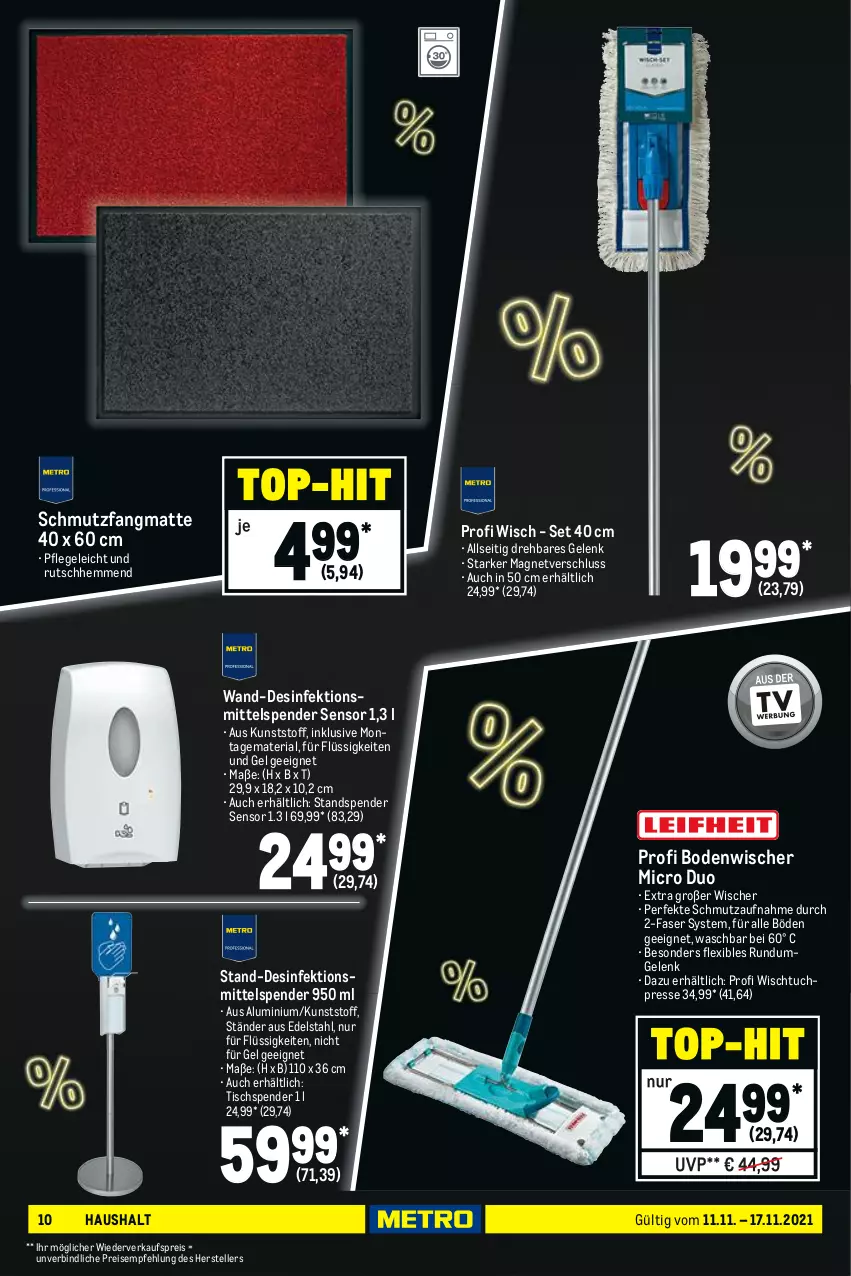 Aktueller Prospekt Metro - NonFood - von 11.11 bis 17.11.2021 - strona 10