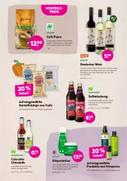 Gazetka promocyjna Denns Biomarkt - Prospekte - Gazetka - ważna od 11.10 do 11.10.2022 - strona 7 - produkty: auer, bio, bohne, bohnen, burgunder, chips, cola, dornfelder, eis, frucht, gin, grauer burgunder, kartoffel, kartoffelchips, Körperlotion, limo, limonade, Lotion, natur, regal, reis, riesling, Rivaner, saft, säfte, silvaner, spätburgunder, Ti, vorteilspreis, wein, weleda, zucker