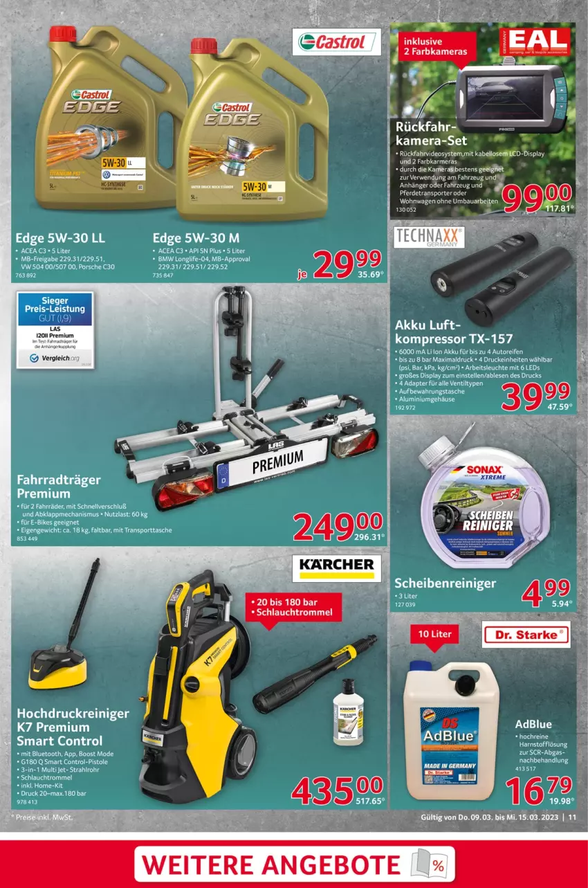 Aktueller Prospekt Selgros - Nonfood - von 09.03 bis 15.03.2023 - strona 11 - produkty: angebot, angebote, Anhänger, Bau, erde, karcher, schlauch, sonax, Sport, tee, trommel