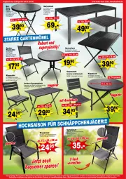 Gazetka promocyjna  - Prospekte - Gazetka - ważna od 06.04 do 06.04.2024 - strona 6 - produkty: angebot, angebote, armlehnen, Campingtisch, eis, elle, Garten, gartenmöbel, gartenstuhl, gartentisch, Holz, HP, klappstuhl, klapptisch, latte, LG, möbel, papier, reis, rückenlehne, stapelstuhl, stuhl, teller, Ti, tisch, tischplatte