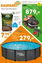 Gazetka promocyjna - Gazetka - ważna od 12.07 do 12.07.2025 - strona 1 - produkty: abdeckplane, blume, blumen, Brei, erde, Garten, mähroboter, pool, Ria, ring, sac, SANTE, Ti, wasser