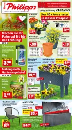 Gazetka promocyjna Thomas Philipps - Prospektwerbung - Gazetka - ważna od 26.02 do 26.02.2022 - strona 1 - produkty: angebot, angebote, Bank, blume, blumen, eis, Garten, gartensessel, gin, reis, sessel, stuhl, tee, Ti, topf, Untersetzer, vorteilspreis, Yo