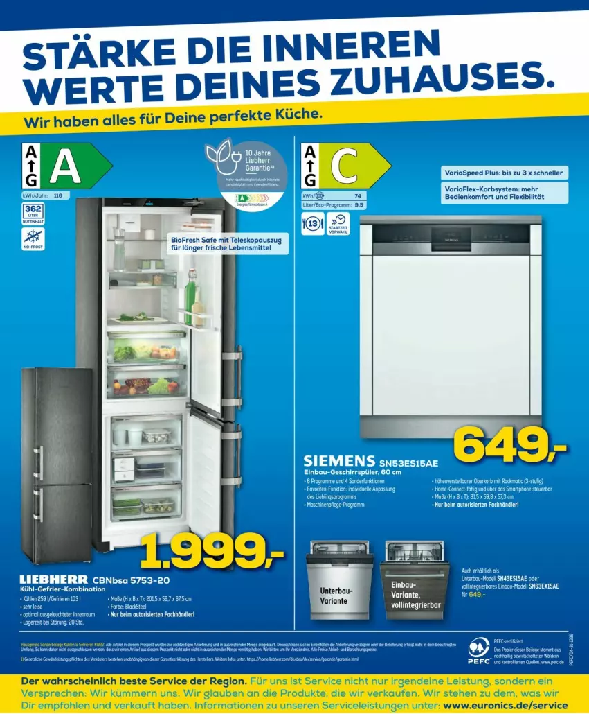 Aktueller Prospekt Euronics - Prospekte - von 31.05 bis 07.06.2023 - strona 12 - produkty: Bau, bio, elle, korb, lebensmittel, Ria, spee, Teleskop