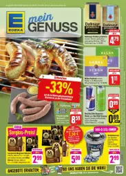 Gazetka promocyjna Edeka - Prospekte - Gazetka - ważna od 11.05 do 11.05.2024 - strona 1 - produkty: angebot, angebote, beere, beeren, bio, bohne, bohnen, creme, dallmayr, deka, drink, eimer, heidelbeere, heidelbeeren, kaffee, langnese, magnum, mandel, milch, milka, prodomo, red bull, super-knüller, Ti