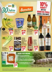 Gazetka promocyjna Edeka - Prospekte - Gazetka - ważna od 11.05 do 11.05.2024 - strona 17 - produkty: banane, bananen, Bau, Becher, bio, chardonnay, cin, eis, elle, flakes, flasche, frizzante, hafer, Heu, heumilch, milch, müsli, primitivo, reis, Ria, schoko, schwein, schweine, stauden, südwest, Ti, tomate, tomaten, wein, weine, Weste, ZTE