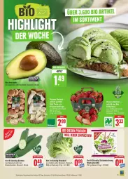 Gazetka promocyjna Edeka - Prospekte - Gazetka - ważna od 11.05 do 11.05.2024 - strona 3 - produkty: avocado, avocados, beere, beeren, beutel, bio, brokkoli, eis, erdbeere, erdbeeren, gurke, gurken, kräuter, Kräuterseitlinge, reis, salat, Ti, ZTE