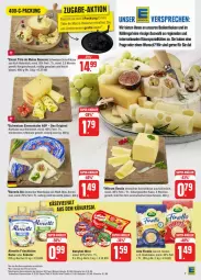 Gazetka promocyjna Edeka - Prospekte - Gazetka - ważna od 11.05 do 11.05.2024 - strona 9 - produkty: almette, arla, babybel, bavaria blu, Becher, deutscher schnittkäse, deutscher weichkäse, eis, emmentaler, emmi, finello, frischkäse, gin, gouda, hartkäse, Heu, Käse, kräuter, kühlregal, mac, messer, Mett, milch, milram, natur, nuss, oder kräuter, regal, reis, Ria, salz, schnittkäse, schweizer schnittkäse, Spezi, Ti, tisch, weichkäse, ZTE