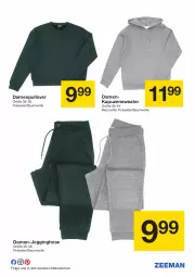 Gazetka promocyjna Zeeman - Prospekte - Gazetka - ważna od 08.11 do 08.11.2024 - strona 17 - produkty: Bau, baumwolle, gin, hose, Jogginghose, LG, Pullover, Sweater, wolle