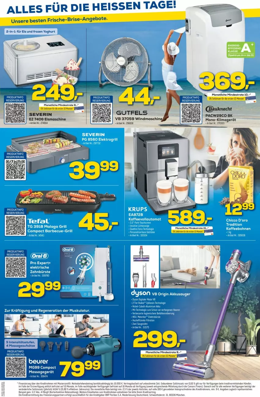 Aktueller Prospekt Euronics - Prospekte - von 10.08 bis 17.08.2022 - strona 7 - produkty: eis, eismaschine, klimagerät, moser, ring, Ti, Yo, yoghurt