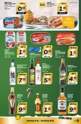 Gazetka promocyjna Netto - Prospekt - Gazetka - ważna od 18.12 do 18.12.2021 - strona 15 - produkty: amarula, bourbon, bourbon whiskey, Bratheringe, brot, doppelkorn, eier, eierlikör, filet, filets, fisch, fische, gin, hawesta, hering, Herings, heringsfilets, jim beam, korn, kräuter, lachs, likör, Makrele, pasta, rel, ring, Rostocker, thunfisch, Ti, Waage, whiskey, Wild, wilthener