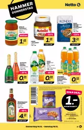 Gazetka promocyjna Netto - Prospekt - Gazetka - ważna od 18.12 do 18.12.2021 - strona 25 - produkty: beere, beeren, Brei, coffein, coupon, Elan, , frucht, fruchtsaft, fruchtsaftgetränk, getränk, gin, gsw, kräuter, kräuterlikör, LG, likör, milka, Mirácoli, nutella, pasta, saft, sauce, sofortrabatt, tee, Ti, vita, volvic, wein, winkelhausen