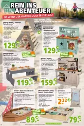 Gazetka promocyjna  - Prospekt für Globus Baumarkt  Achern - Gazetka - ważna od 26.03 do 26.03.2022 - strona 10 - produkty: abdeckplane, Bau, braun, Brei, decke, Deckel, dekoration, edelstahl, Holz, kakao, Kreide, küche, latte, Laufen, leine, natur, ndk, regal, Sandkasten, schüssel, Spielküche, spielsand, Spieltisch, spielzeug, Ti, Tipi, tisch, Wanne, wasser