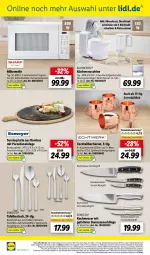 Gazetka promocyjna Lidl - Wochen-Highlights im Onlineshop - Gazetka - ważna od 03.09 do 03.09.2023 - strona 4 - produkty: angebot, angebote, auto, bambus, Becher, besteck, cocktail, edelstahl, eis, elle, ernesto, gabel, garraum, kaffee, küche, Küchen, küchenmaschine, latte, LG, Löffel, Messbecher, messer, Messerset, mikrowelle, Mixa, ndk, reis, rel, Rührschüssel, Schal, Schale, schüssel, silvercrest, spülmaschinen, telefon, Ti, tisch, uhr, weck