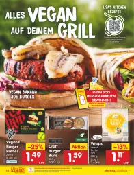 Gazetka promocyjna Netto Marken-Discount - Filial-Angebote - Gazetka - ważna od 27.05 do 27.05.2023 - strona 10 - produkty: bestpreis, burger, burger buns, eis, grill, ndk, reis, rezept, rezepte, Ti, wrap, wraps