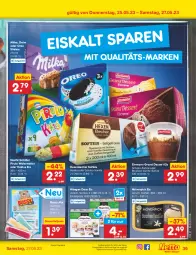 Gazetka promocyjna Netto Marken-Discount - Filial-Angebote - Gazetka - ważna od 27.05 do 27.05.2023 - strona 39 - produkty: angebot, auer, Becher, bestpreis, bourbon, bourbon vanille, daim, dauertiefpreis, dessert, ehrmann, Ehrmann Grand Dessert, eis, milka, mövenpick, mövenpick eis, nestlé, nestlé schöller, oreo, reis, sahne, schoko, Schöller, stieleis, Ti, tiefpreis, vanille, ZTE