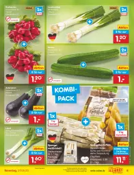 Gazetka promocyjna Netto Marken-Discount - Filial-Angebote - Gazetka - ważna od 27.05 do 27.05.2023 - strona 5 - produkty: angebot, asti, aubergine, auberginen, bestpreis, eis, gin, gurke, gurken, kartoffel, kartoffeln, Lauchzwiebel, radieschen, reis, spargel, Ti, ZTE, zwiebel