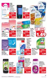 Gazetka promocyjna Kaufland - Gazetka - ważna od 24.08 do 24.08.2022 - strona 33 - produkty: aloe vera, angebot, angebote, binden, camelia, Clin, cosmea, creme, Damenbinden, deo, eimer, ente, Glade, kaltwachsstreifen, katzenmilch, kühlschrank, leimer, limo, lufterfrischer, milch, reifen, reiniger, sac, Schrank, slip, slipeinlagen, spülung, Ti, tücher, veet, waschmaschine, waschmaschinen, WC-Steine, whiskas