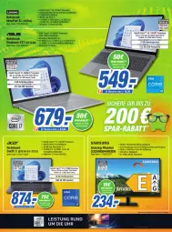 Gazetka promocyjna Expert Aalen - Prospekte - Gazetka - ważna od 24.05 do 24.05.2022 - strona 3 - produkty: eis, festplatte, fingerabdrucksensor, HDMI, Intel, kopfhörer, latte, monitor, notebook, reis, ssd, Ti, tisch, uhd, usb, VivoBook